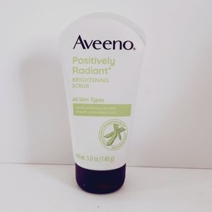 🐢2/$15 Aveeno Positively Radiant Brightening & Exfoliating Face Scrub